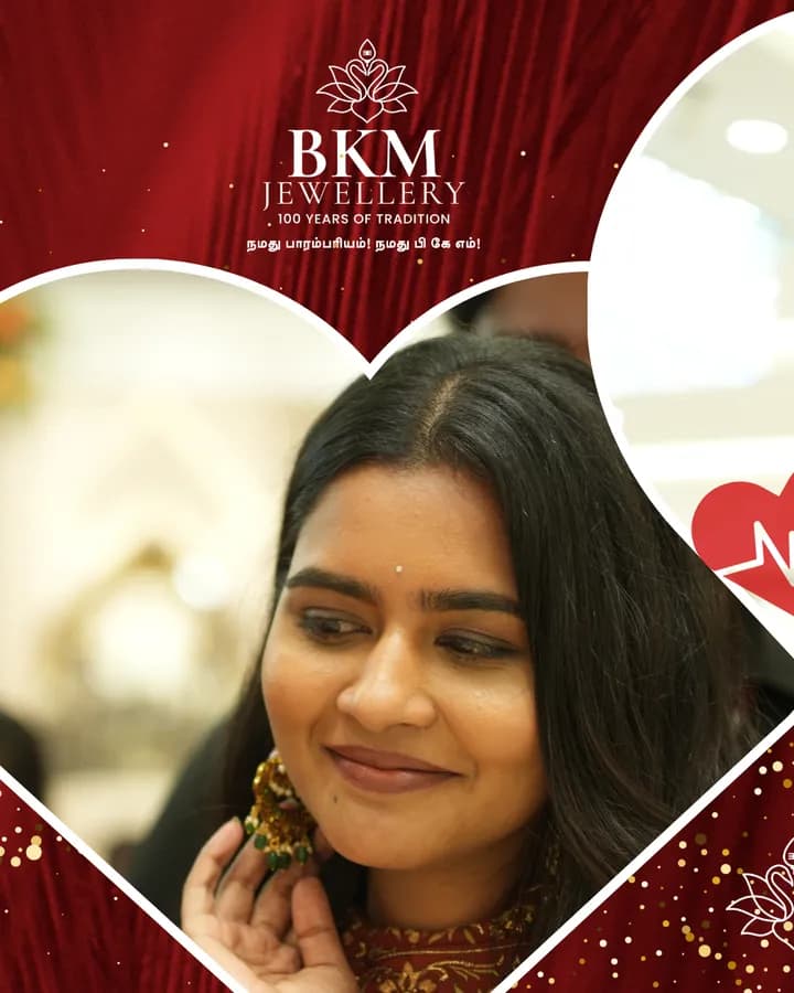 BKM Jewellery Hosur store inauguration, 7-post Instagram grid, tile 1 of 7