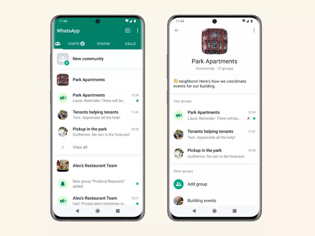 new WhatsApp Community Feature